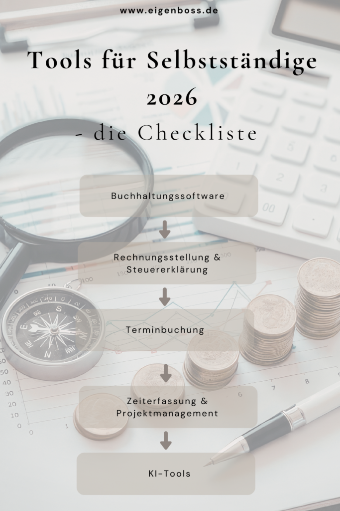 Checkliste der wichtigsten Tools für Selbstständige 2026