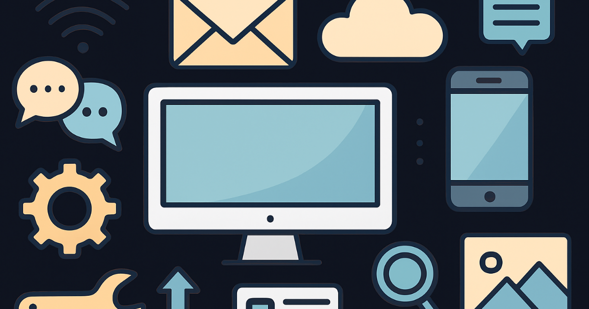Icons als Überblick über Business-Tools 2026