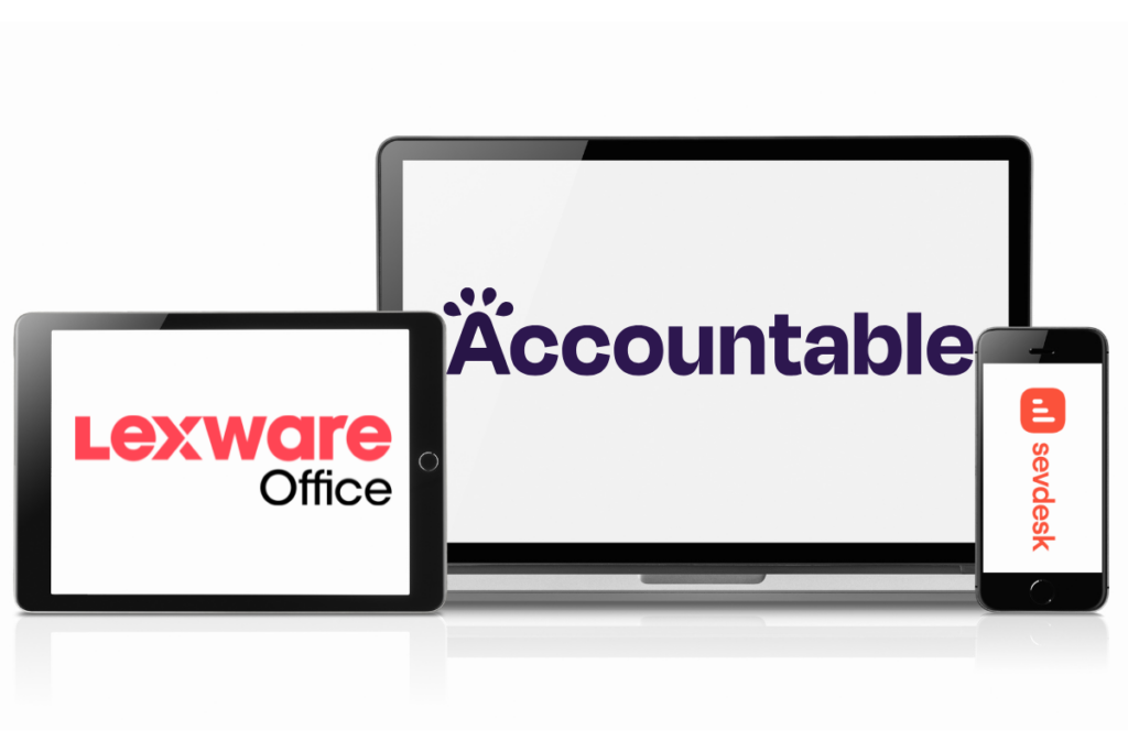 Vergleich Buchhaltungssoftware: Accountable, sevdesk und Lexoffice für Freelancer