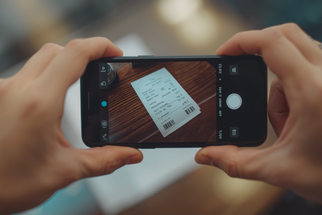 Beleg scannen mit Smartphone – papierloses Büro Selbstständige